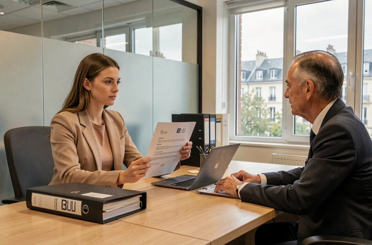 Apprentie en alternance signant son contrat de formation à EPB – L'École de l'Alternance